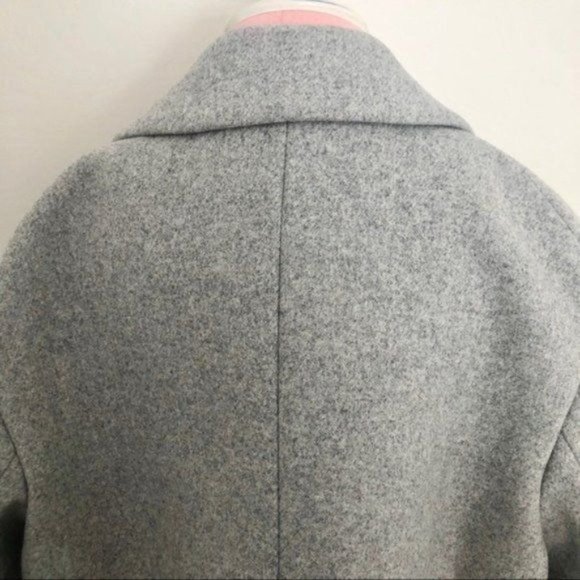 Ted Baker London Agneta Double Breast Crop Jacket in Light Gray Size 6 NWT - Picture 12 of 14